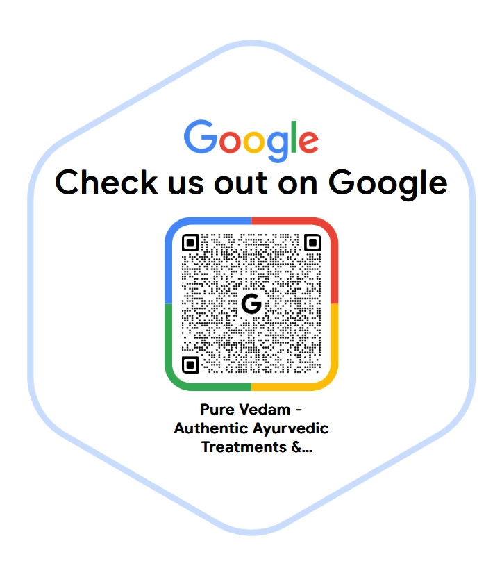 Pure Vedam Google QR Scan Profile Verification Badge Tag